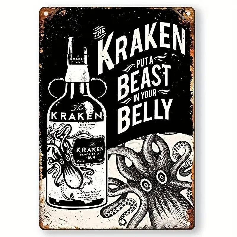1pc Vintage beer Metal Tin Sign , Vintage Plaque Decor, Wall Art Decor, For Room Decor, Home Decor, Restaurant Decor, Bar Decor,