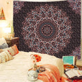 Bohemian Decorative Wall Cloth Tapestry Psychedelic Hippie Night Moon Tapestry Mandala Tapestry Indian Mandala