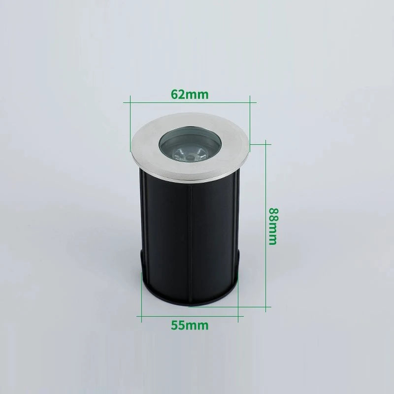 Outdoor Floor Lights Underground Lights 1W LED Lights Embedded Waterproof Floor Spotlights Pool Bottom Lights Underwater Lights