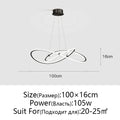 Simple Modern Ceiling Chandelier Adjustable Indoor Lighting High Brightness for Living Room Dining Room Bedroom Decor Ornament