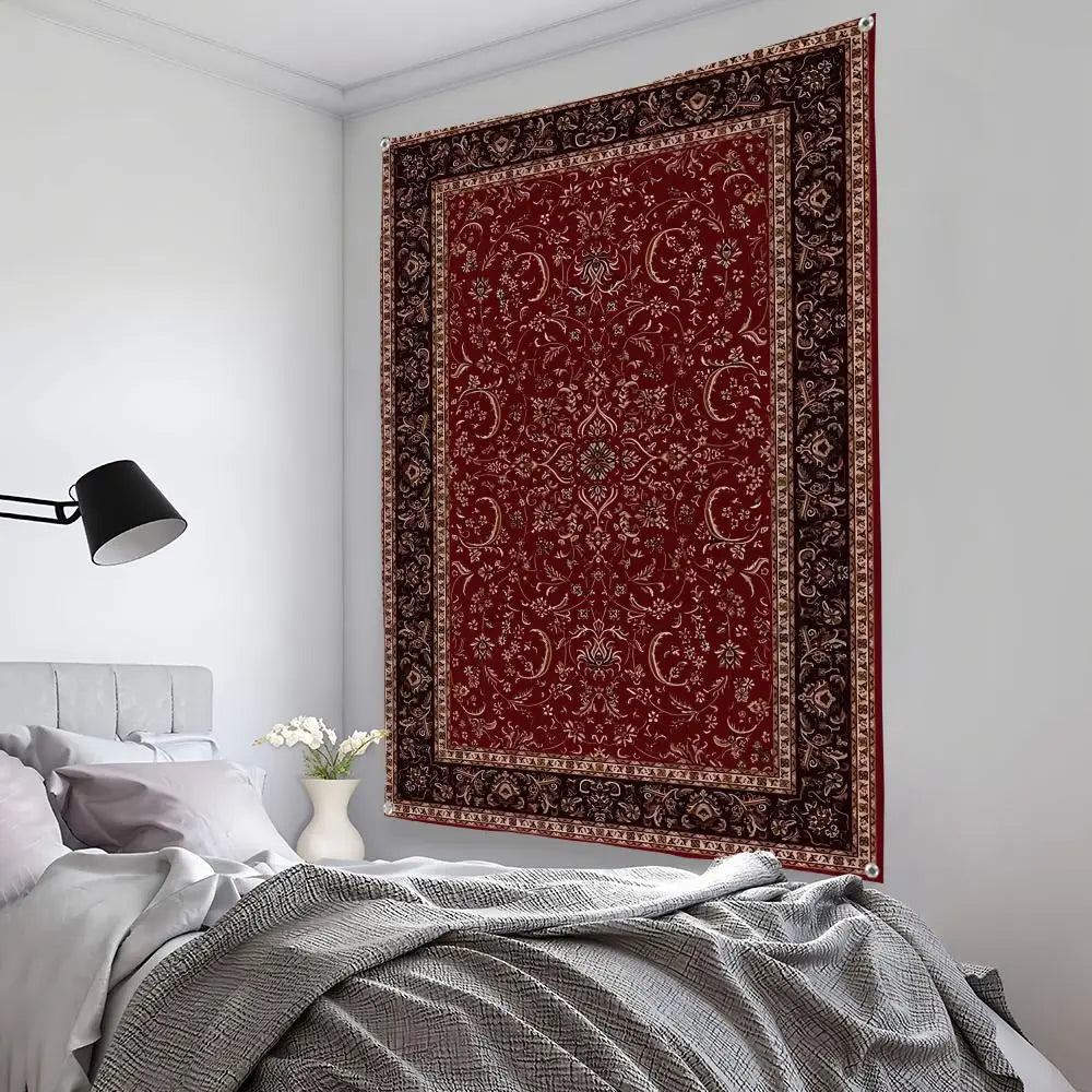 Persian Pattern Tapestry Background Art Decor For Bedroom Living Room Bar Garden Outdoor  Wall Decor