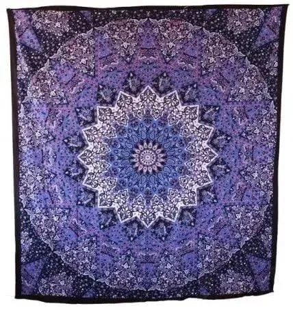 Bohemian Decorative Wall Cloth Tapestry Psychedelic Hippie Night Moon Tapestry Mandala Tapestry Indian Mandala