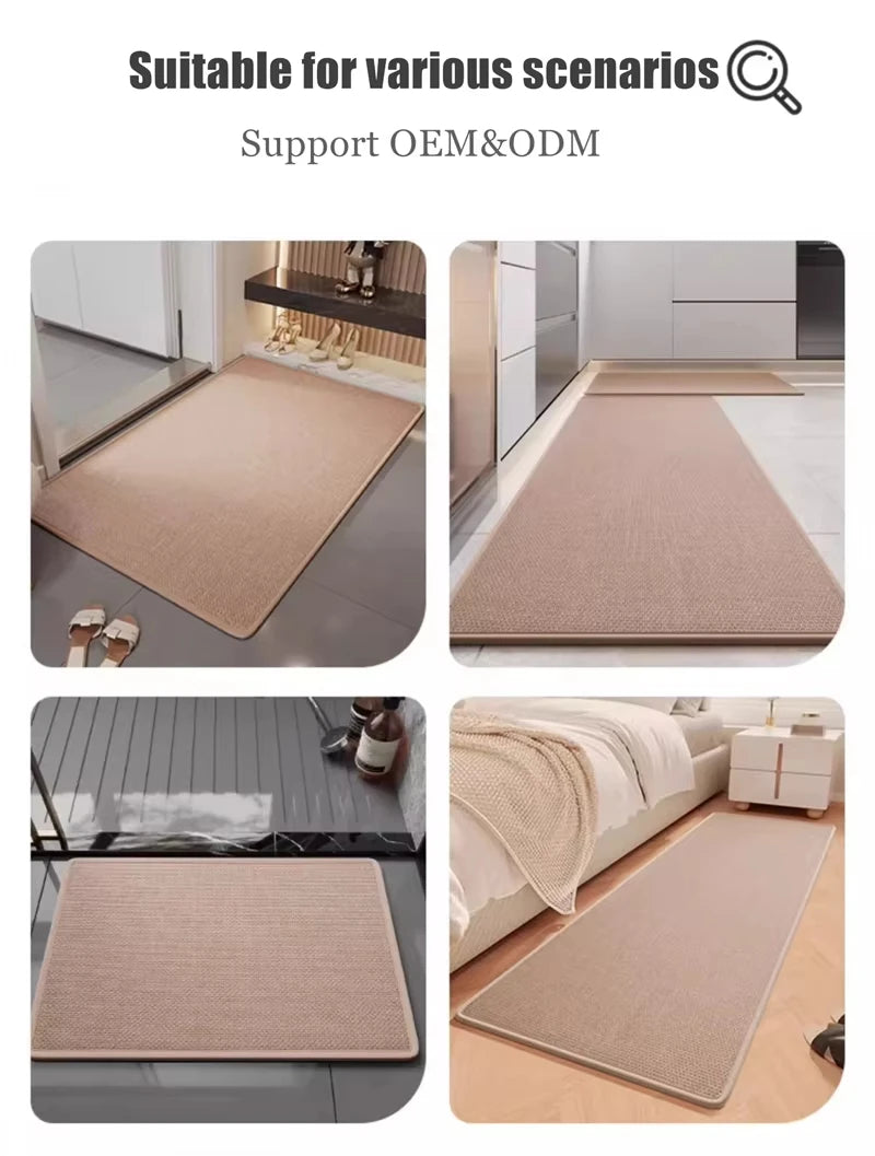 Bathroom Rugs Mats Non Slip Washable Absorbent Runner Rugs for Bathroom Floor Bath Mats