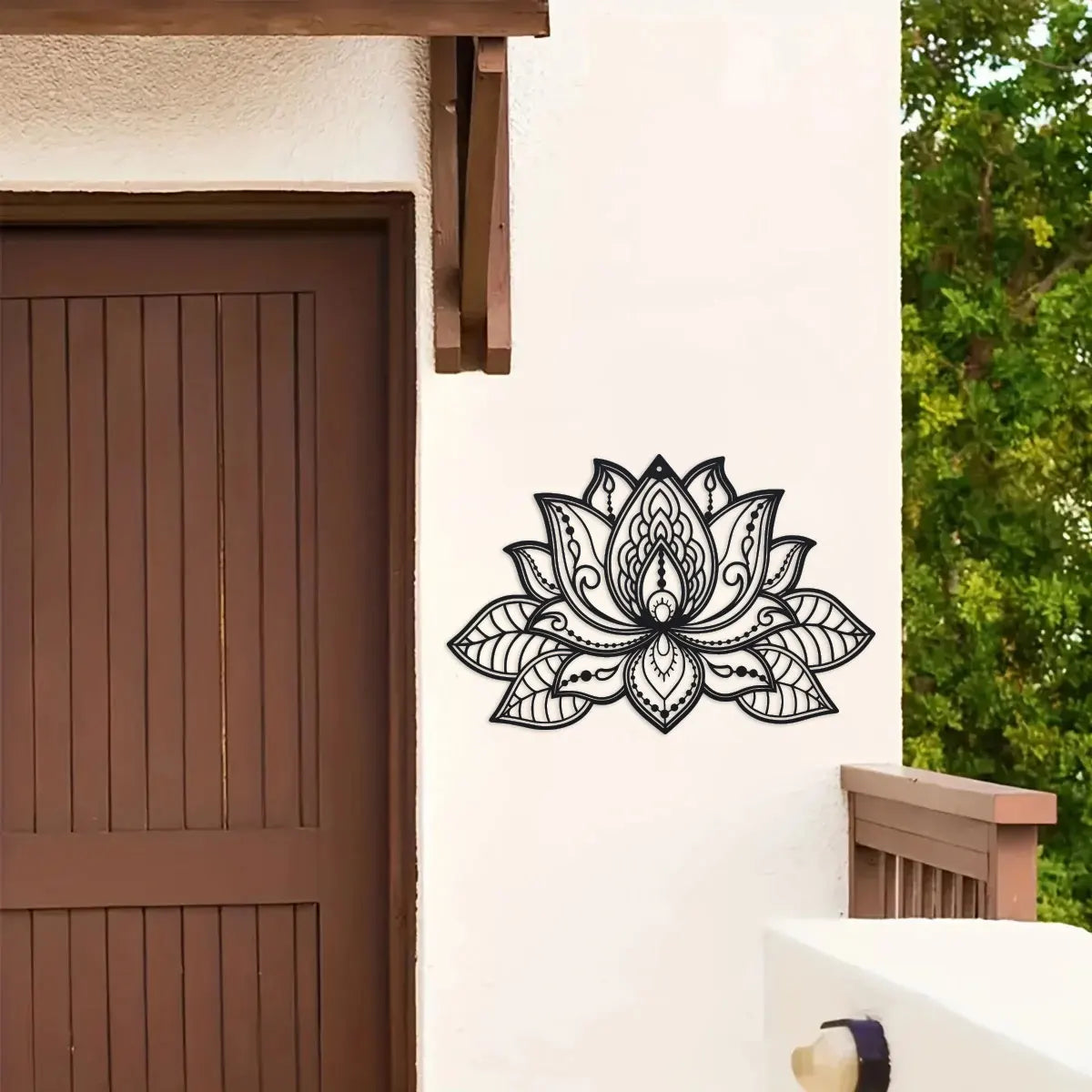 1Pc Metal Lotus Flower Mandala Wall Art, Metal Wall Decor, Meditation Room Decor, Lotus Wall Decor, Zen Decor, Yoga Gifts