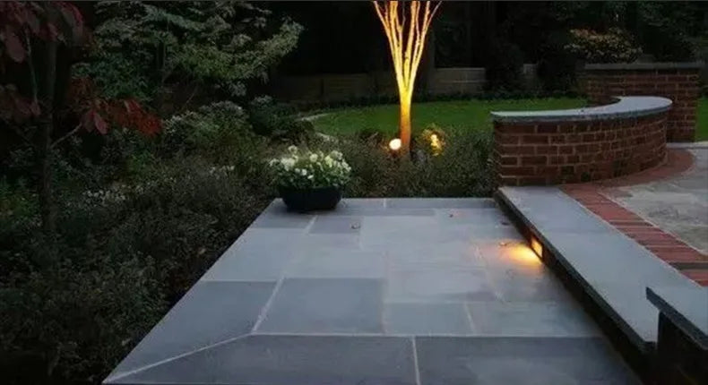 LED Deck Step Light 15Leds Underground Lamp Recessed Stair Paitio Ground Spot Light Floor Garden Landscape Wall Outdoor Lighting