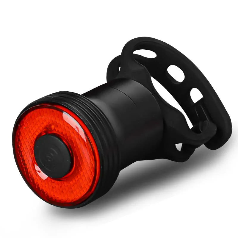 Bicycle tail lights mountain road bike highlight warning lights brake lights outdoor riding lights smart lights