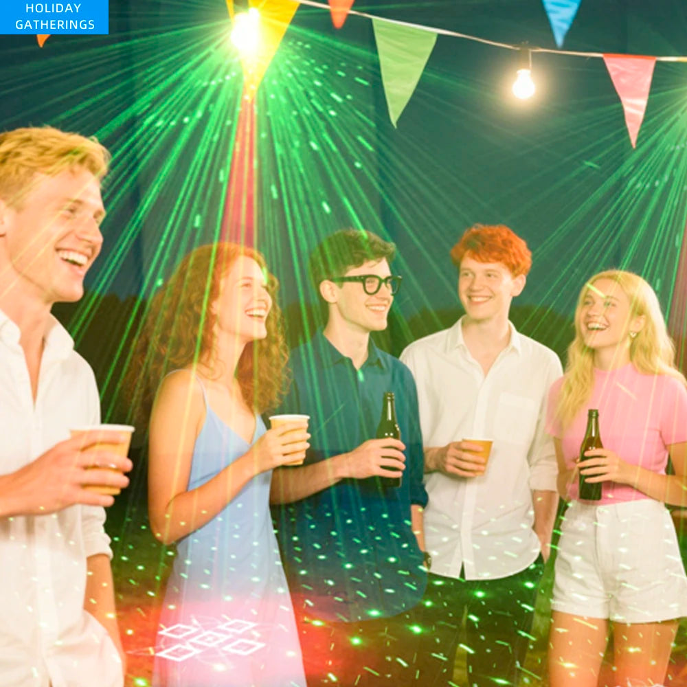 Party Lights, DJ Disco Lights, Strobe Lights, Projection Projector, USB-Powered Projector Lights, Home Atmosphere Lights