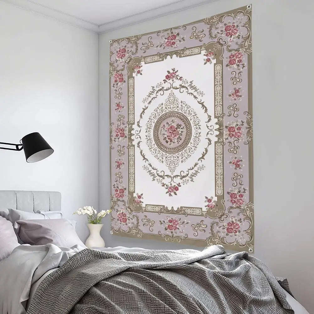 Persian Pattern Tapestry Background Art Decor For Bedroom Living Room Bar Garden Outdoor  Wall Decor