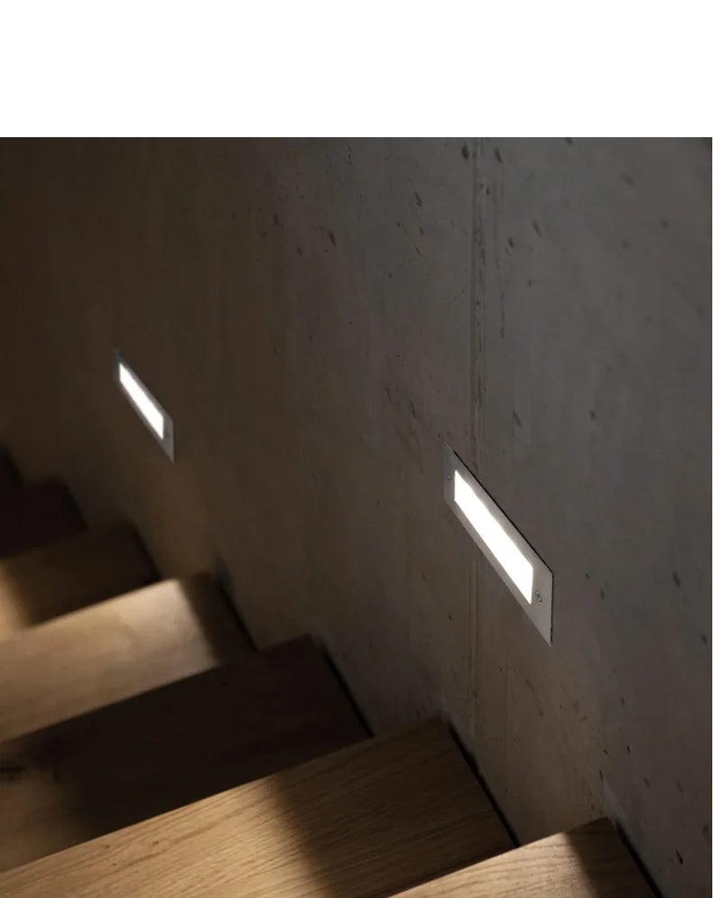 LED Deck Step Light 15Leds Underground Lamp Recessed Stair Paitio Ground Spot Light Floor Garden Landscape Wall Outdoor Lighting