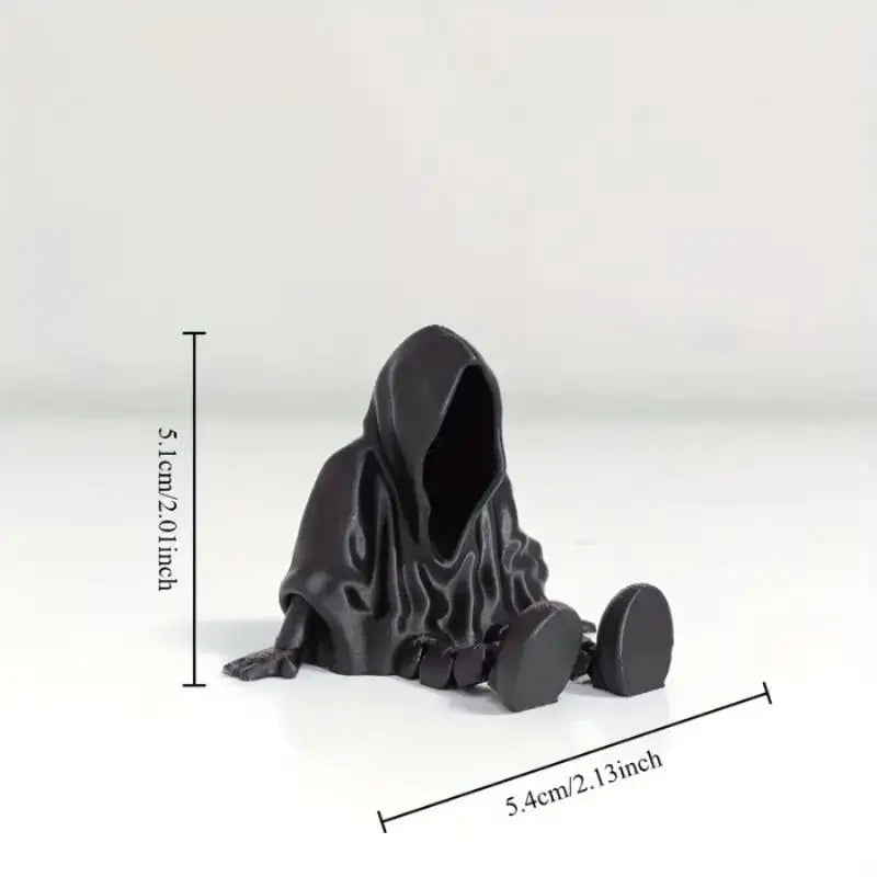 3D Printed Faceless Ghost Statue Ornament Gothic Death Theme Home Decor Ghostly Face Home Decoration Ghost Statue