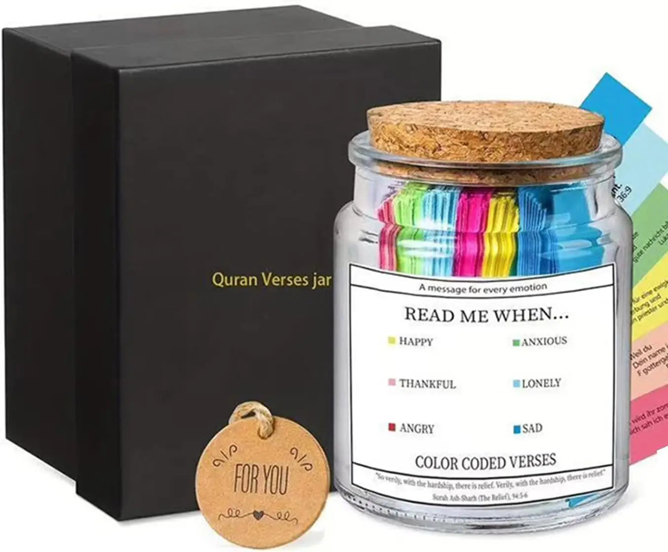 Quran Verses Jar Read Me When Bible Verses Christian Decor Gift Quranic Affirmations Islamic Decor Ramadan Decorations for Home