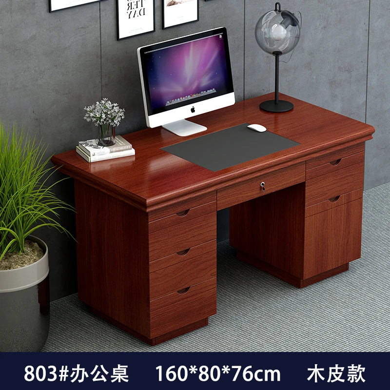 Executive Decoration Office Desk Wooden Study Modern Computer Gaming Standing Office Desk Display Escritorio Oficina Home Decor