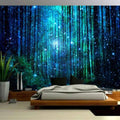 Bohemian tapestry green prairie background cloth modern home decoration bedroom dormitory wall hanging cloth