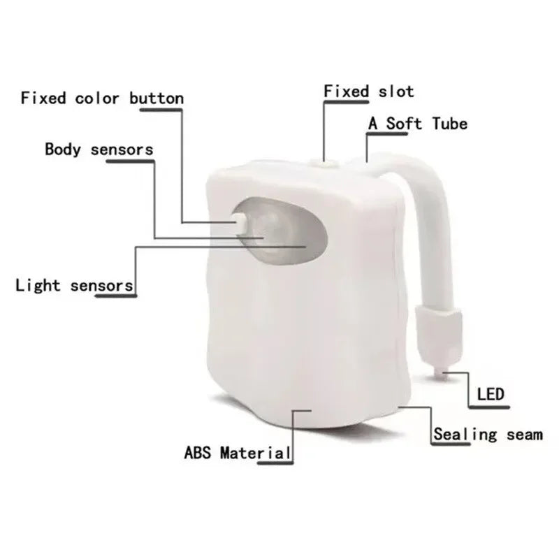 Motion Sensor Lights, Wireless Led Night Lights, Rgb 8/16 Color Lights, Bathroom Ambient Lights, Color Sensors, Led Night Lights