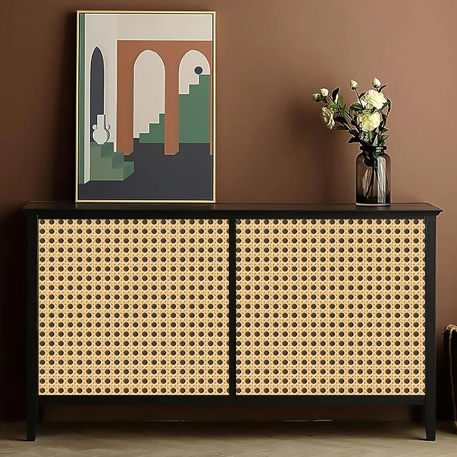 Honeycomb Self-adhesive Wallpaper Home Decoration Materials Living Room Dining Room Tea Room Background Wall PVC Sticker