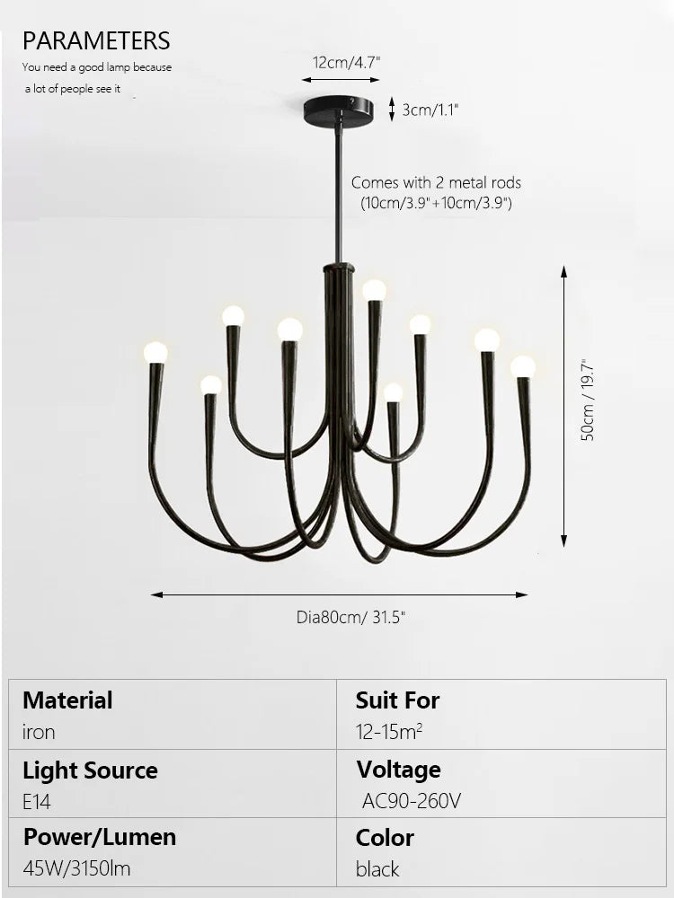 Dining Room Chandelier American Style Living Room Chandelier Living Room Home Decoration Lamp E14 Bulb Room Bedroom Chandelier