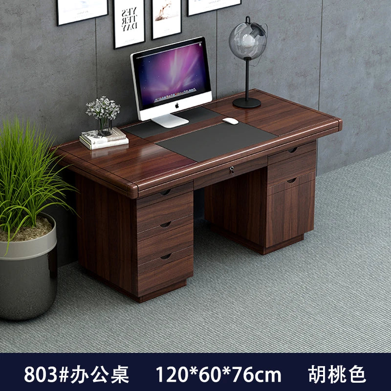 Executive Decoration Office Desk Wooden Study Modern Computer Gaming Standing Office Desk Display Escritorio Oficina Home Decor