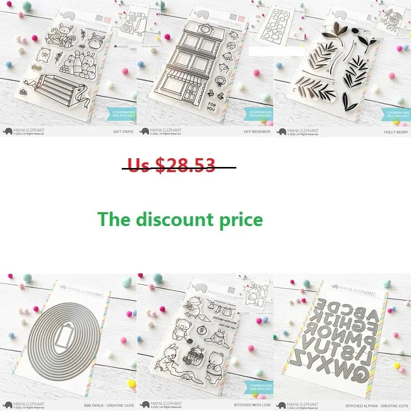 2022 New Metal Cutting Dies and stamp For Scrapbooking Practice Hands-on DIY Album Decor Card Craft Dies