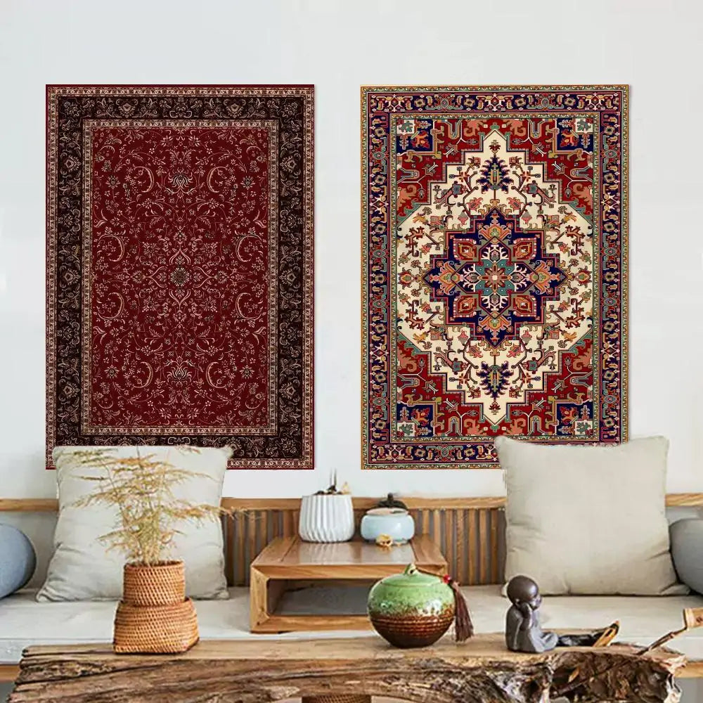 Persian Pattern Tapestry Background Art Decor For Bedroom Living Room Bar Garden Outdoor  Wall Decor