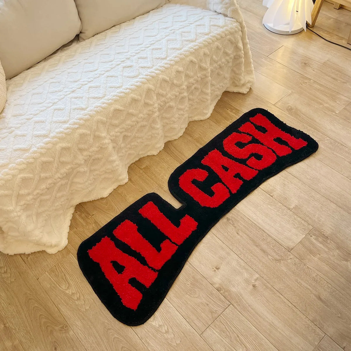 All Cash Tufted Rug 3D Anime Rugs Floor Safety Pad Aesthetic Home Room Winter Warm Decor For Teen Room Cool Purple Mat
